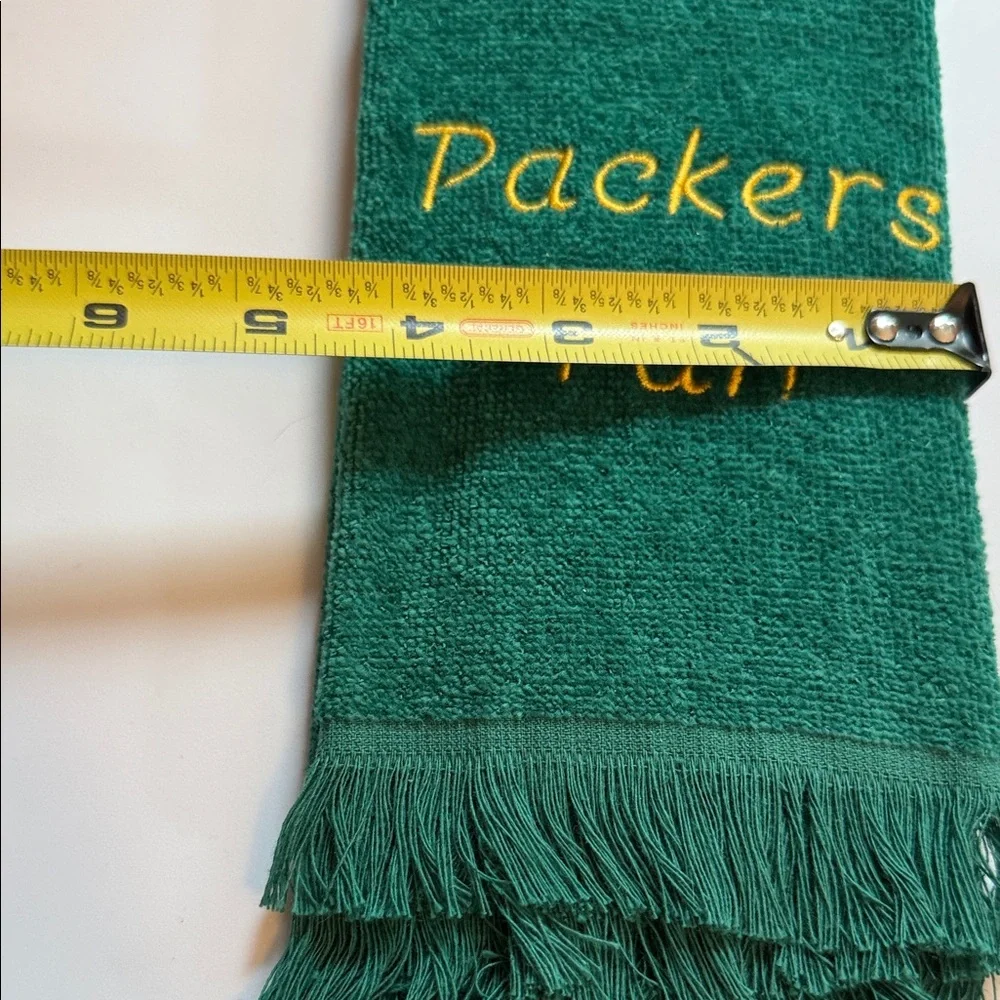 Green Packers Fan Finger Tip Towel